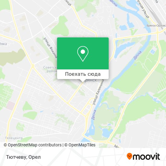 Карта Тютчеву