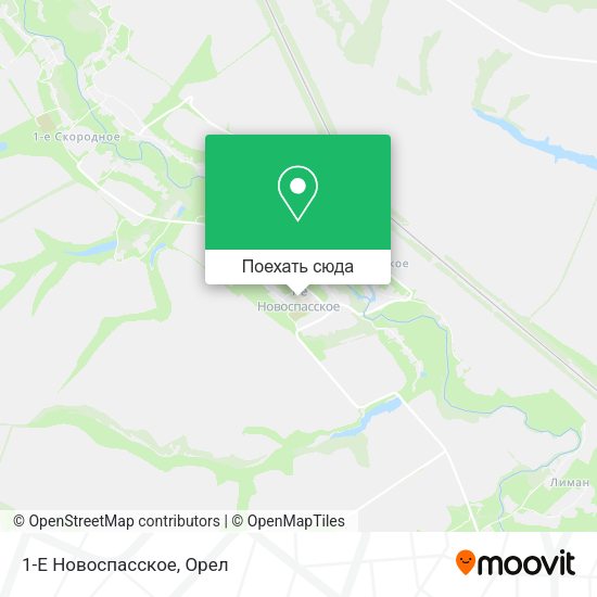 Карта 1-Е Новоспасское