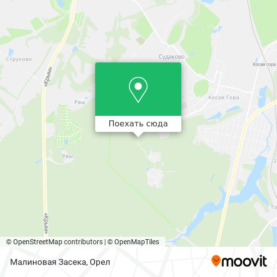Карта Малиновая Засека