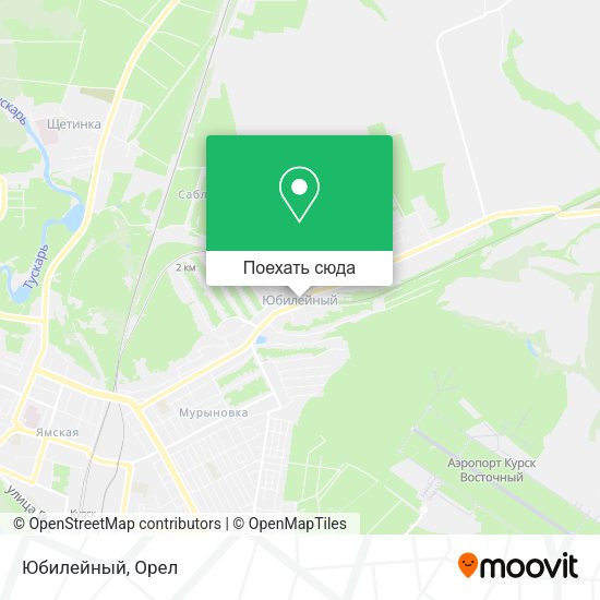 Карта Юбилейный