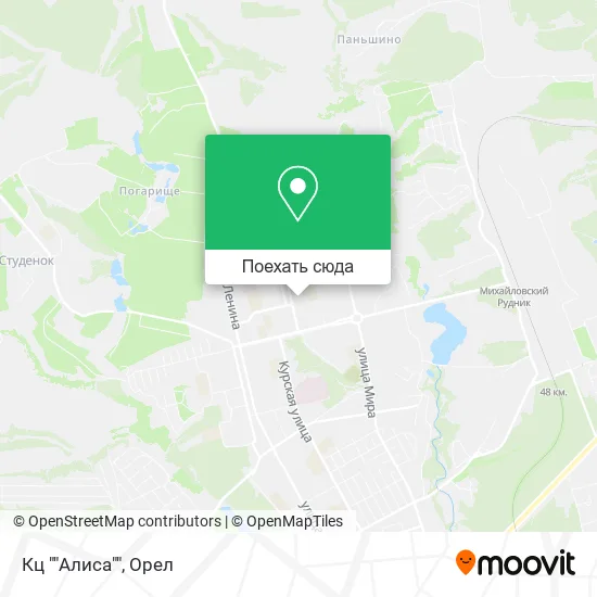 Карта Кц ""Алиса""