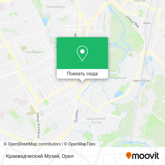 Карта Краеведческий Музей