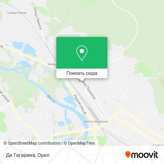 Карта Дк Гагарина