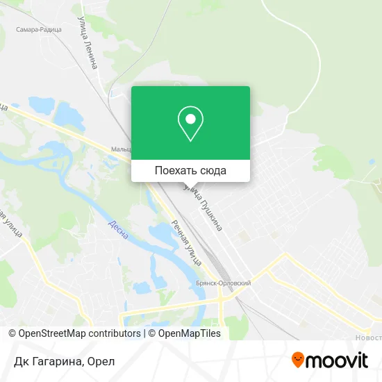 Карта Дк Гагарина