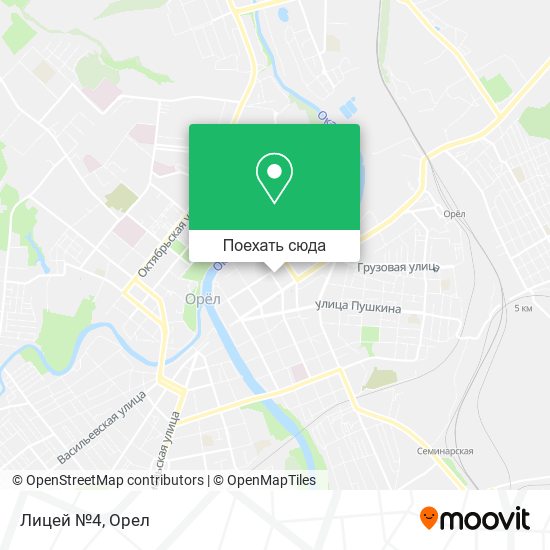 Карта Лицей №4