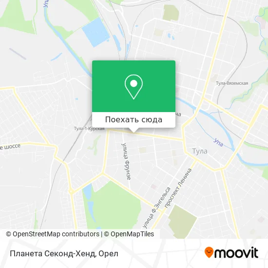 Карта Планета Секонд-Хенд