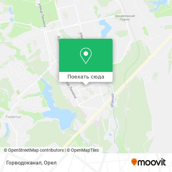 Карта Горводоканал