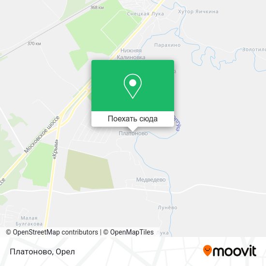 Карта Платоново