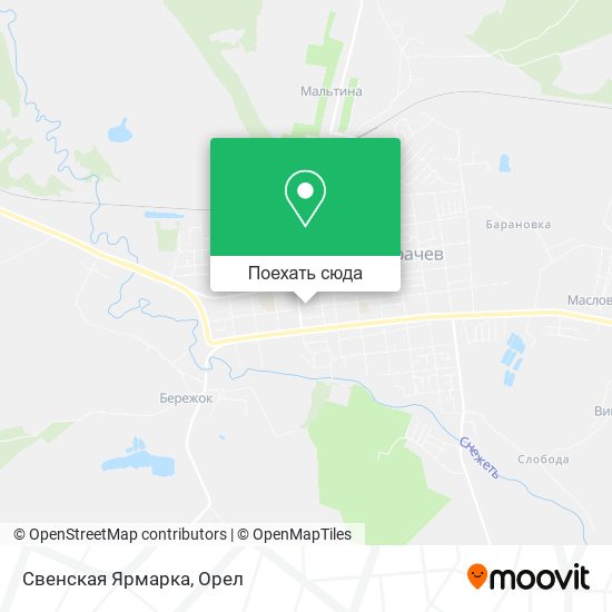 Карта Свенская Ярмарка