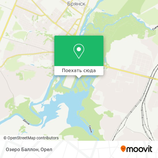 Карта Озеро Баллон