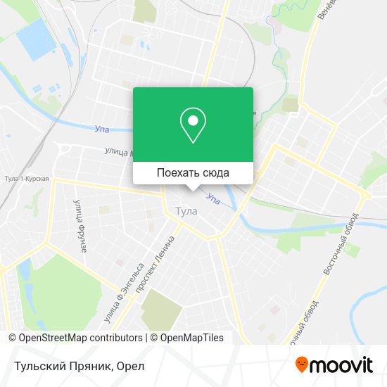 Карта Тульский Пряник