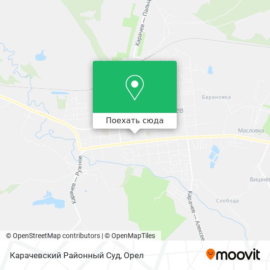 Карта Карачевский Районный Суд
