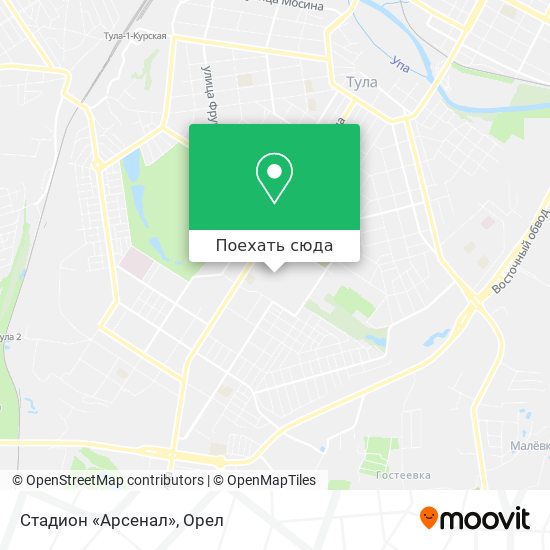 Карта Стадион «Арсенал»