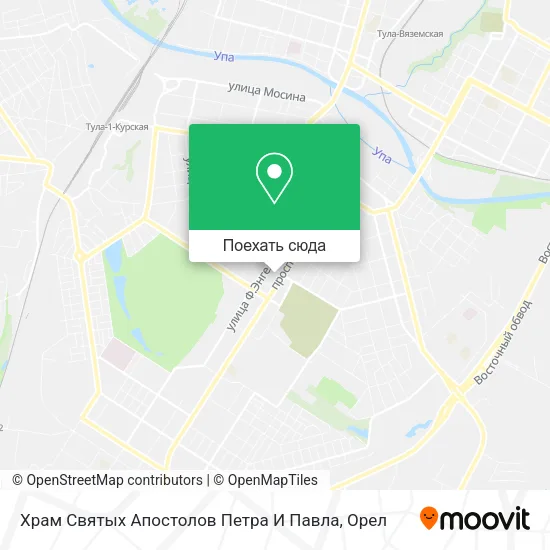 Карта Храм Святых Апостолов Петра И Павла