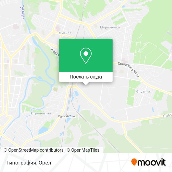 Карта Типография