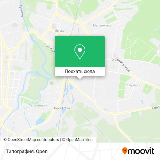 Карта Типография