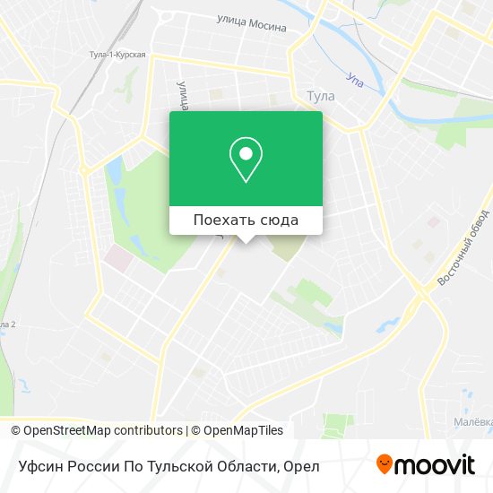 Карта Уфсин России По Тульской Области