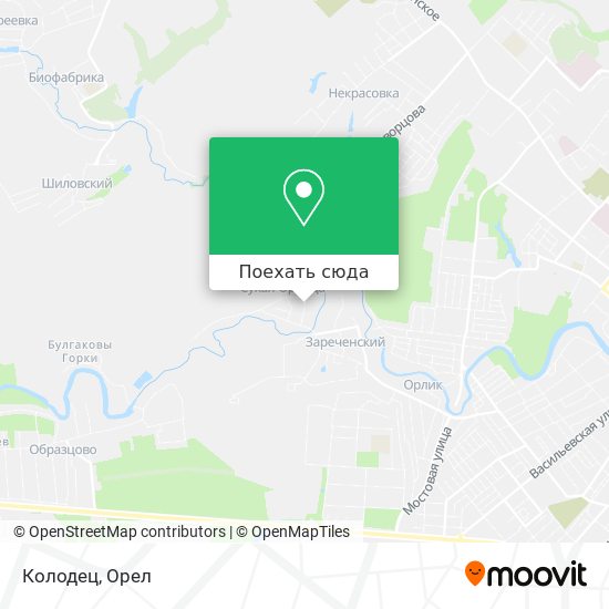 Карта Колодец