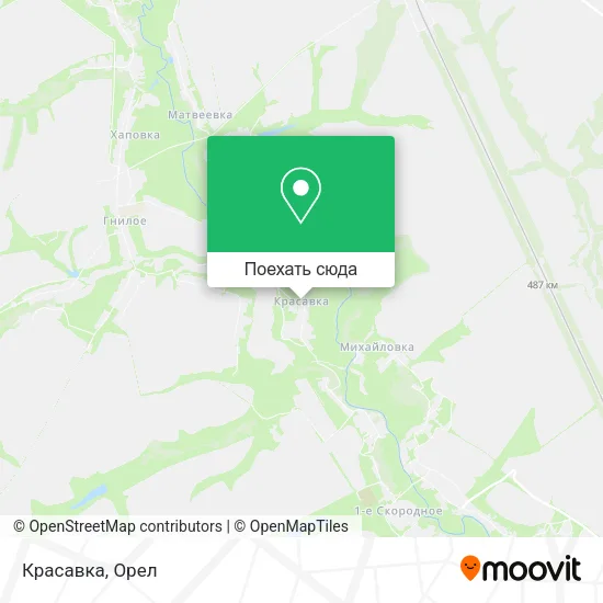 Карта Красавка