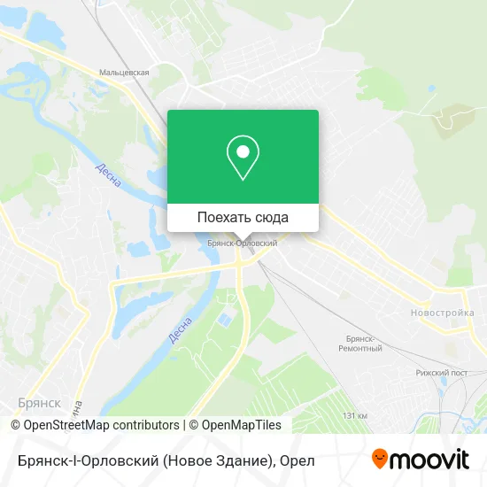 Карта Брянск-I-Орловский (Новое Здание)