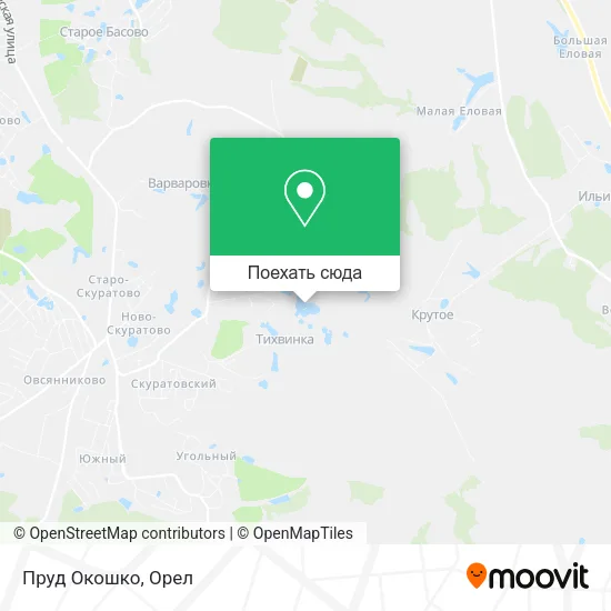 Карта Пруд Окошко