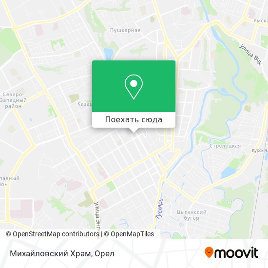 Карта Михайловский Храм