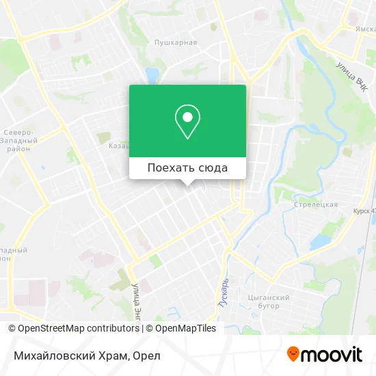 Карта Михайловский Храм