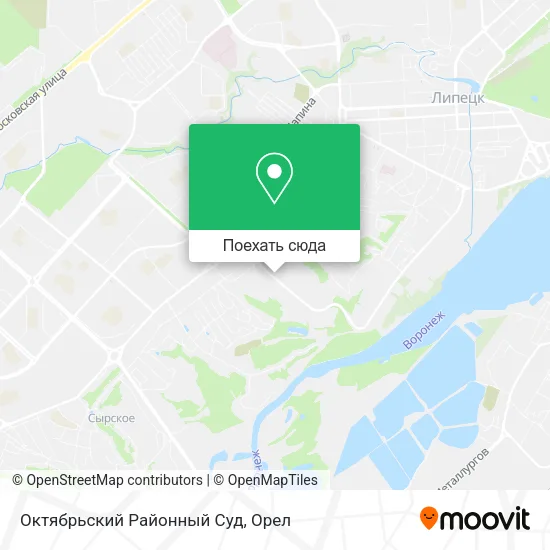 Карта Октябрьский Районный Суд
