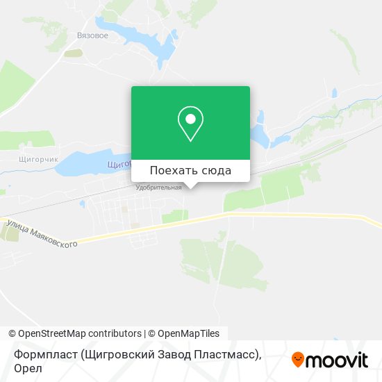 Карта Формпласт (Щигровский Завод Пластмасс)