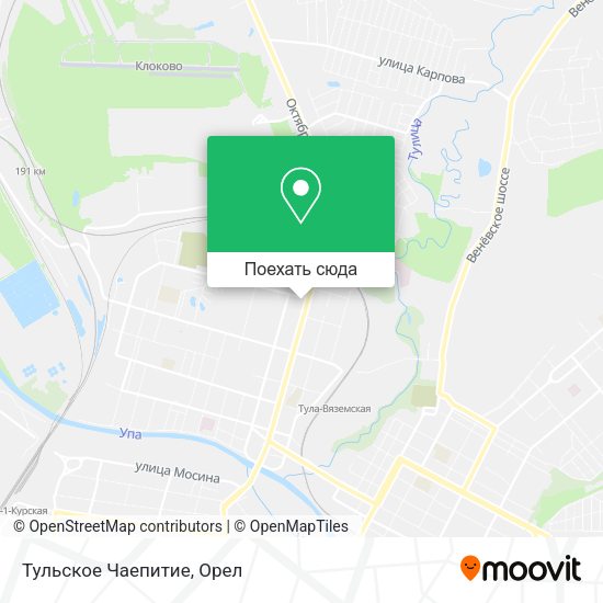 Карта Тульское Чаепитие