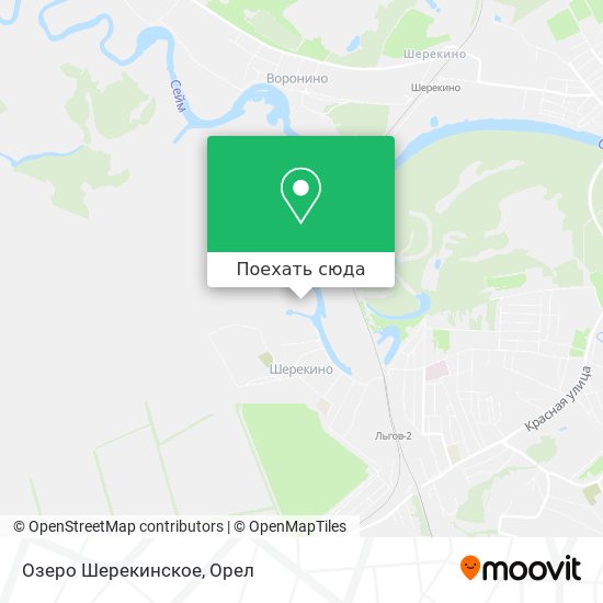 Карта Озеро Шерекинское
