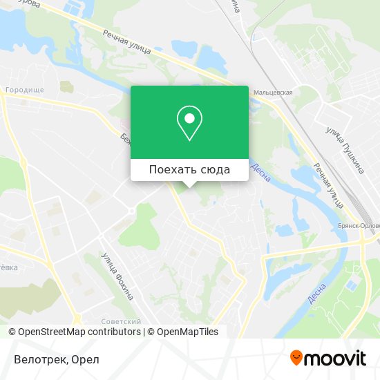 Карта Велотрек