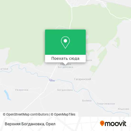 Карта Верхняя Богдановка