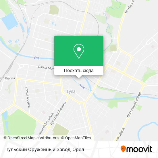 Карта Тульский Оружейный Завод