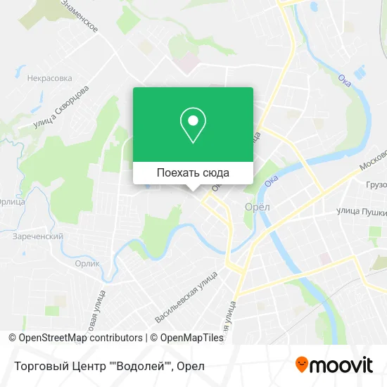 Карта Торговый Центр ""Водолей""