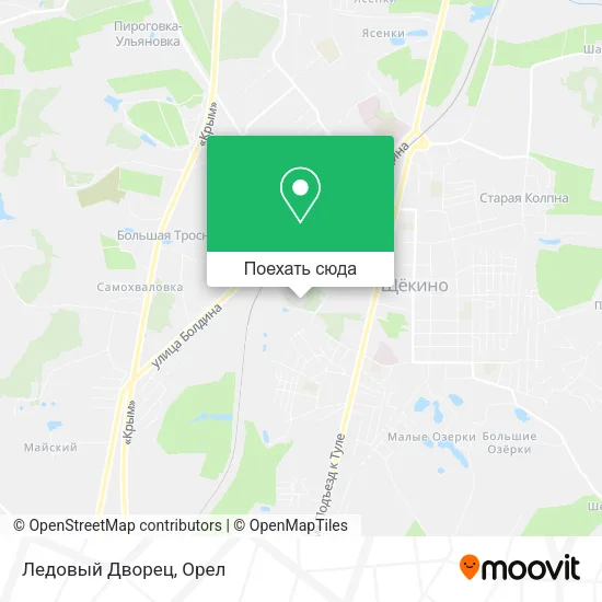 Карта Ледовый Дворец