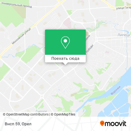 Карта Внсп 59