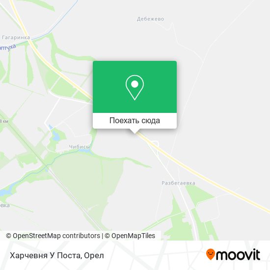 Карта Харчевня У Поста