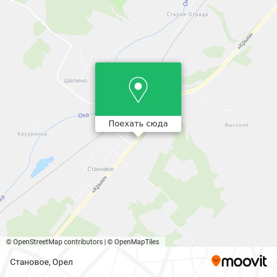 Карта Становое