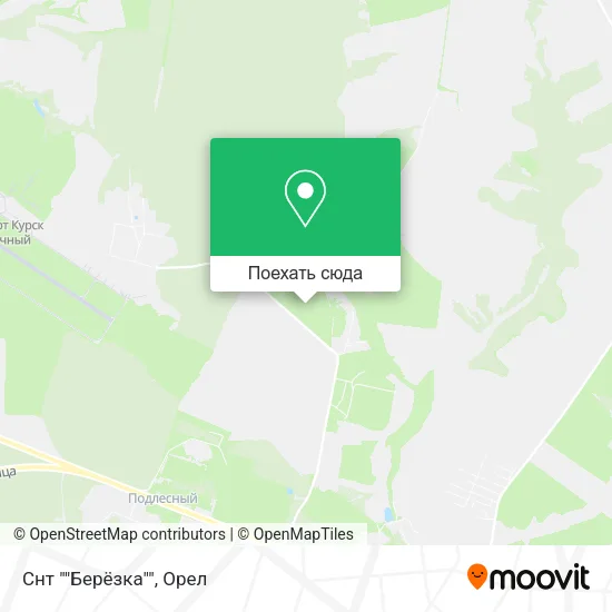 Карта Снт ""Берёзка""