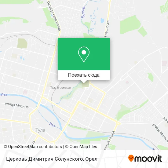 Карта Церковь Димитрия Солунского