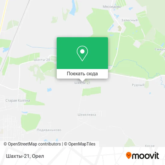 Карта Шахты-21