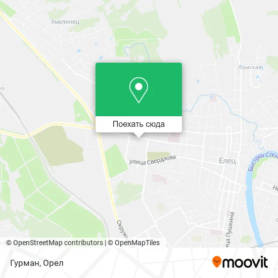 Карта Гурман