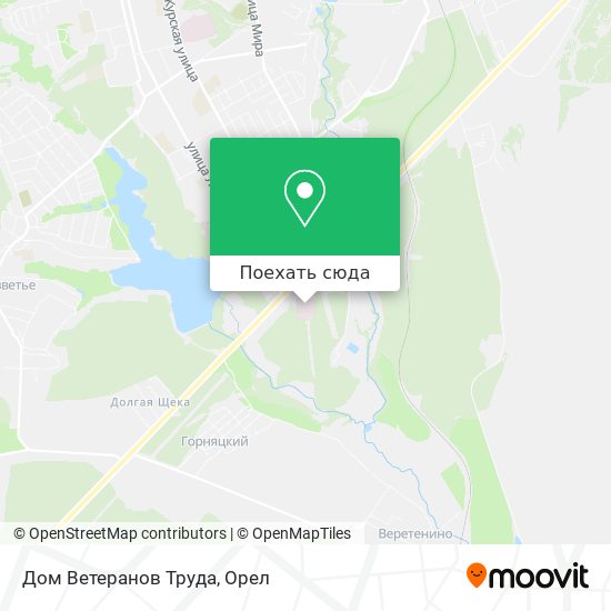 Карта Дом Ветеранов Труда