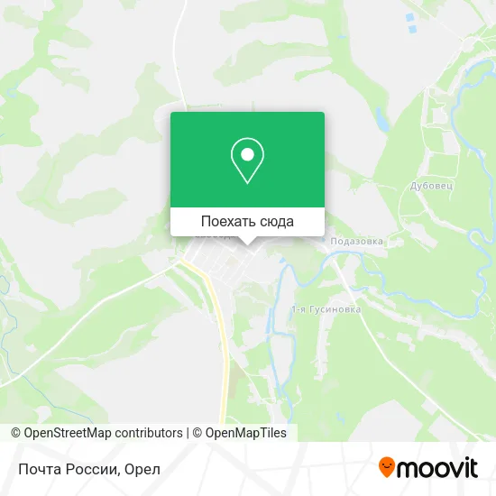 Карта Почта России