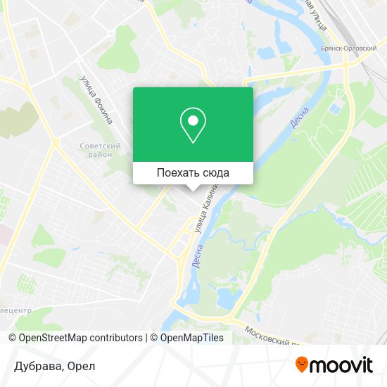 Карта Дубрава