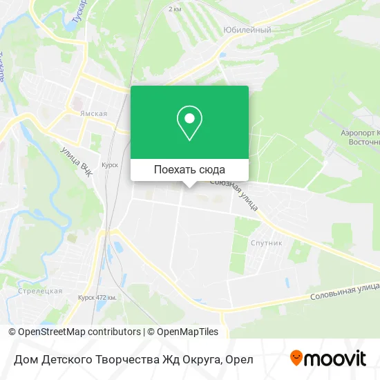 Карта Дом Детского Творчества Жд Округа