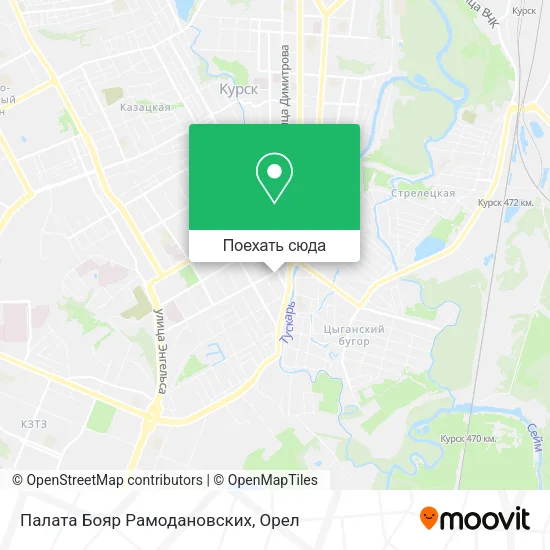 Карта Палата Бояр Рамодановских