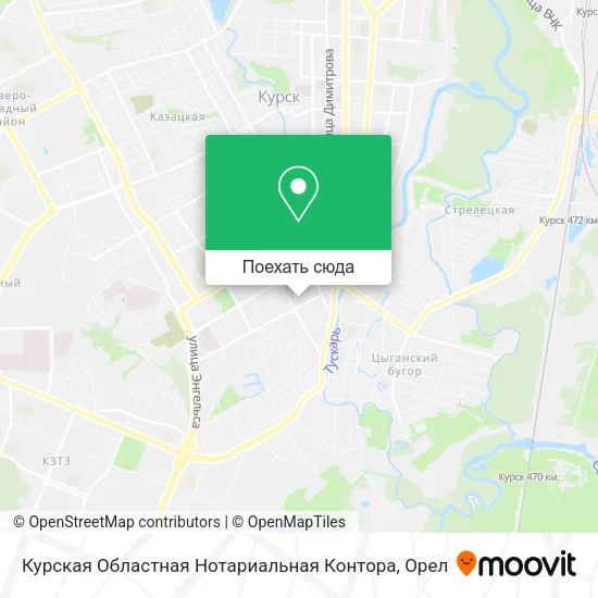 Карта Курская Областная Нотариальная Контора