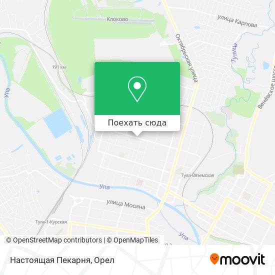 Карта Настоящая Пекарня